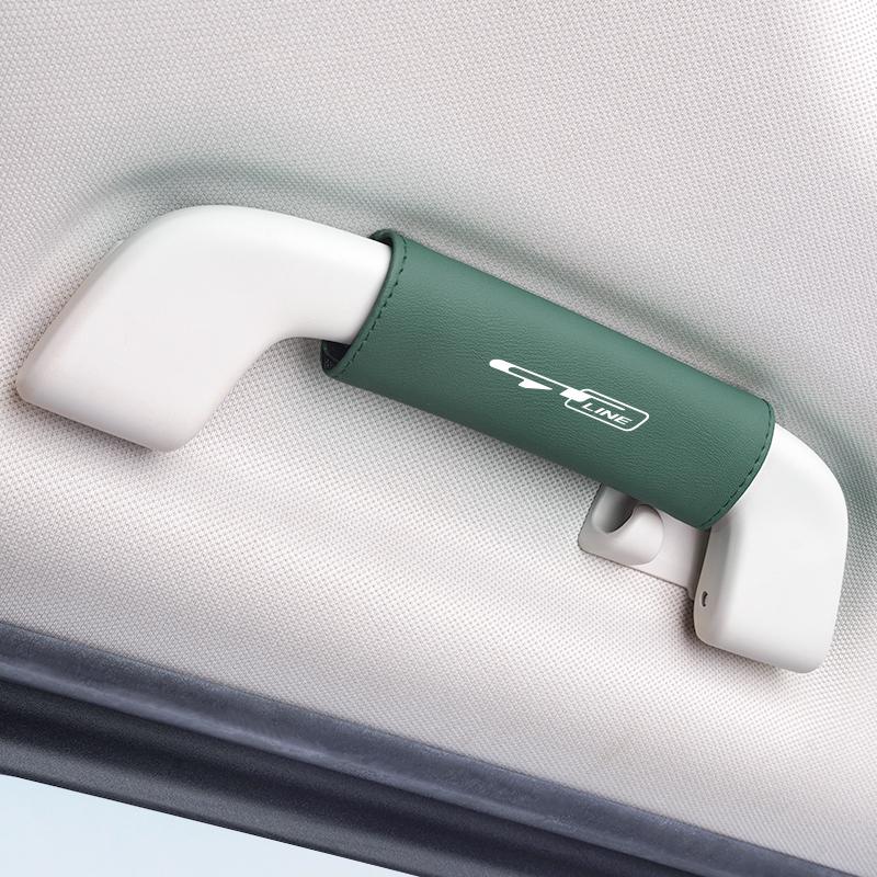 BXAOK1 1Pcs PU Leather Roof Handle Anti-scratch Protector Case For Kia GT-Line KN Sportage Ceed Rio Picanto Sorento Soul Cerato Venga