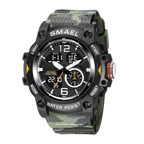 BEN NEVIS Men's Digital Watch, Waterproof, Multi-Function Sports Watch, Stylish and Simple Design with LED Display, Perfect for Running, Sports, and O