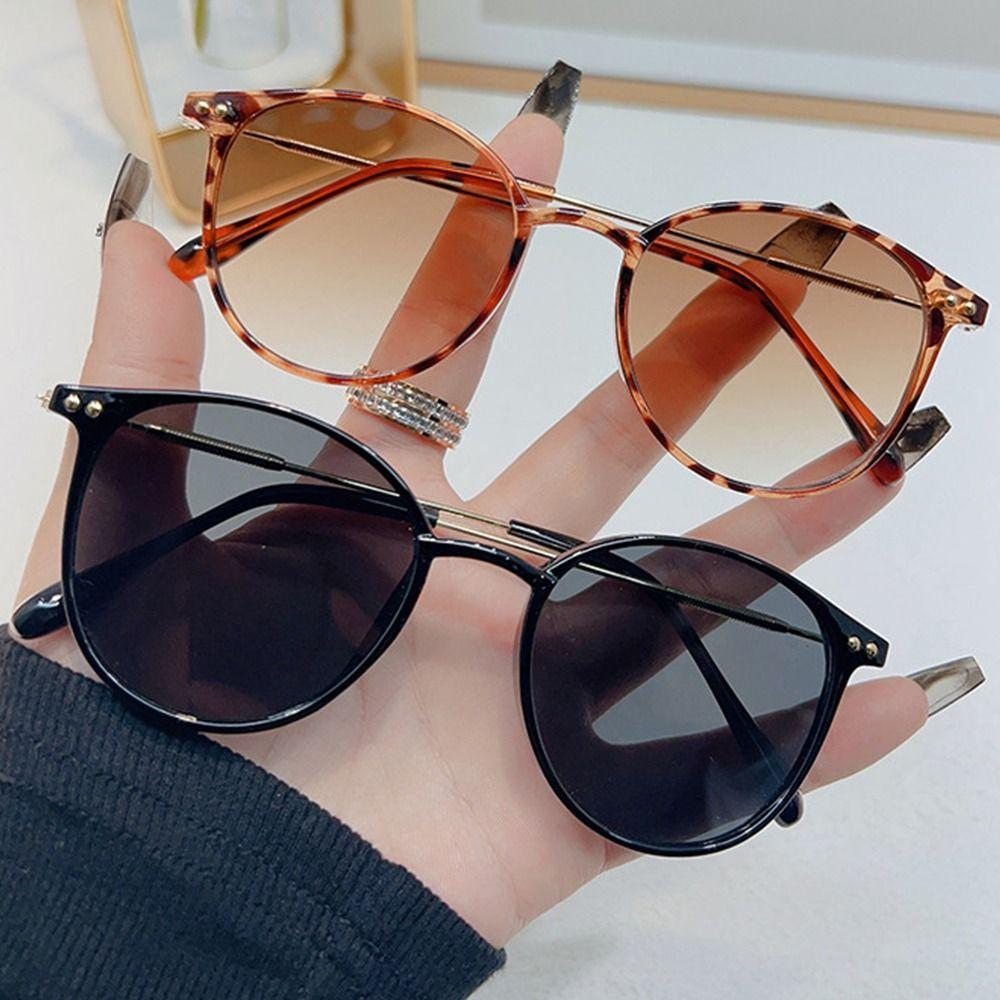 Vintage Metal Frame Sun Glasses UV Protection Retro Shades Streetwear Accessories  for Women Men