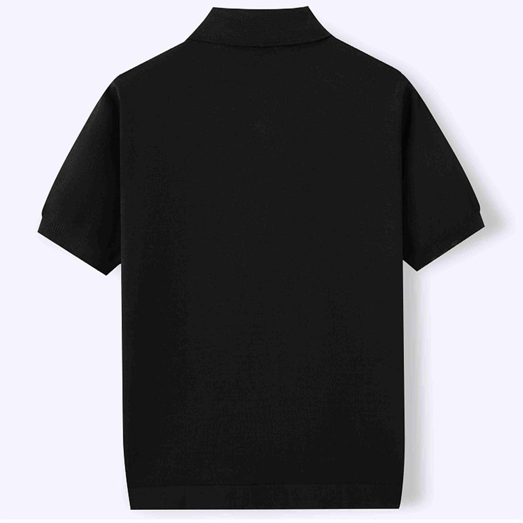 Men's Geometric Short Sleeve Knit Cardigan, Lightweight Summer Shirt for Casual Wear