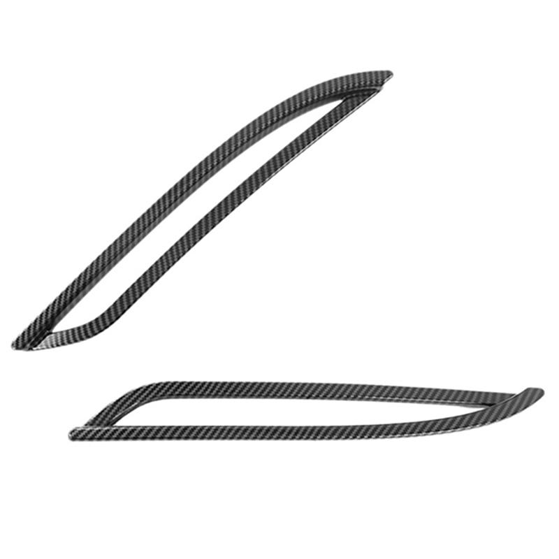 2Piece Car Rear Fog Lamp Cover Trims Styling Replacement Parts Accessories For Tesla Model Y