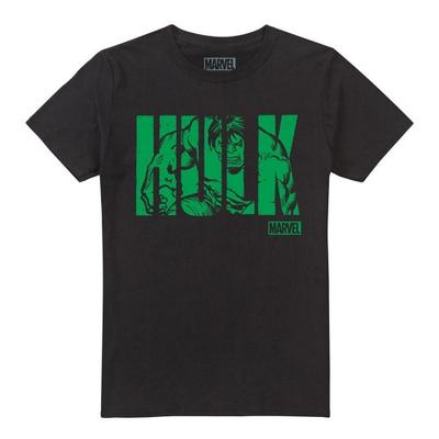 Hulk Unisex Adult Text T-Shirt