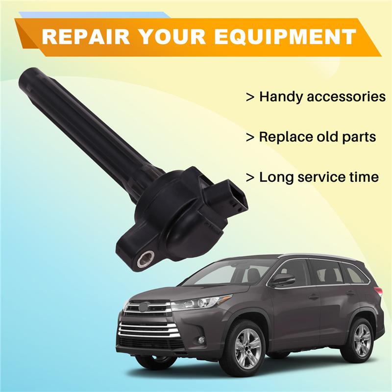 A58X-4ШТ 90919-T2010 Катушка зажигания Для Toyota Camry Sienna Highlander 2017 2018 3.5L 90919-A2013 90919-02280 90919-T2011 чёрный