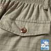 Men's Cotton Plaid Drawstring Casual Shorts