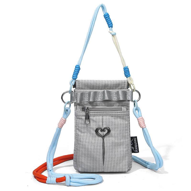 Handytasche Damen Umhängetasche Geldbörse Kordelzug Wasserflaschentasche