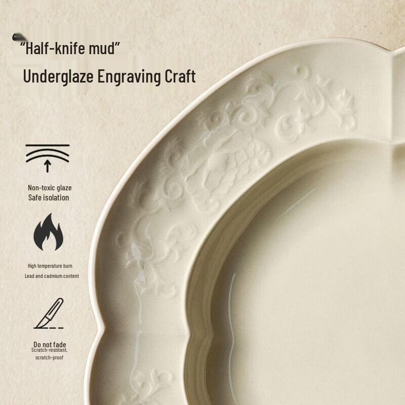 Blue Printed Oriental Dinnerware Set