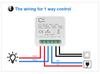 Matteroverwifi Smart HomeKit-Alexa-Google Switch, 10A Voice Control Remote