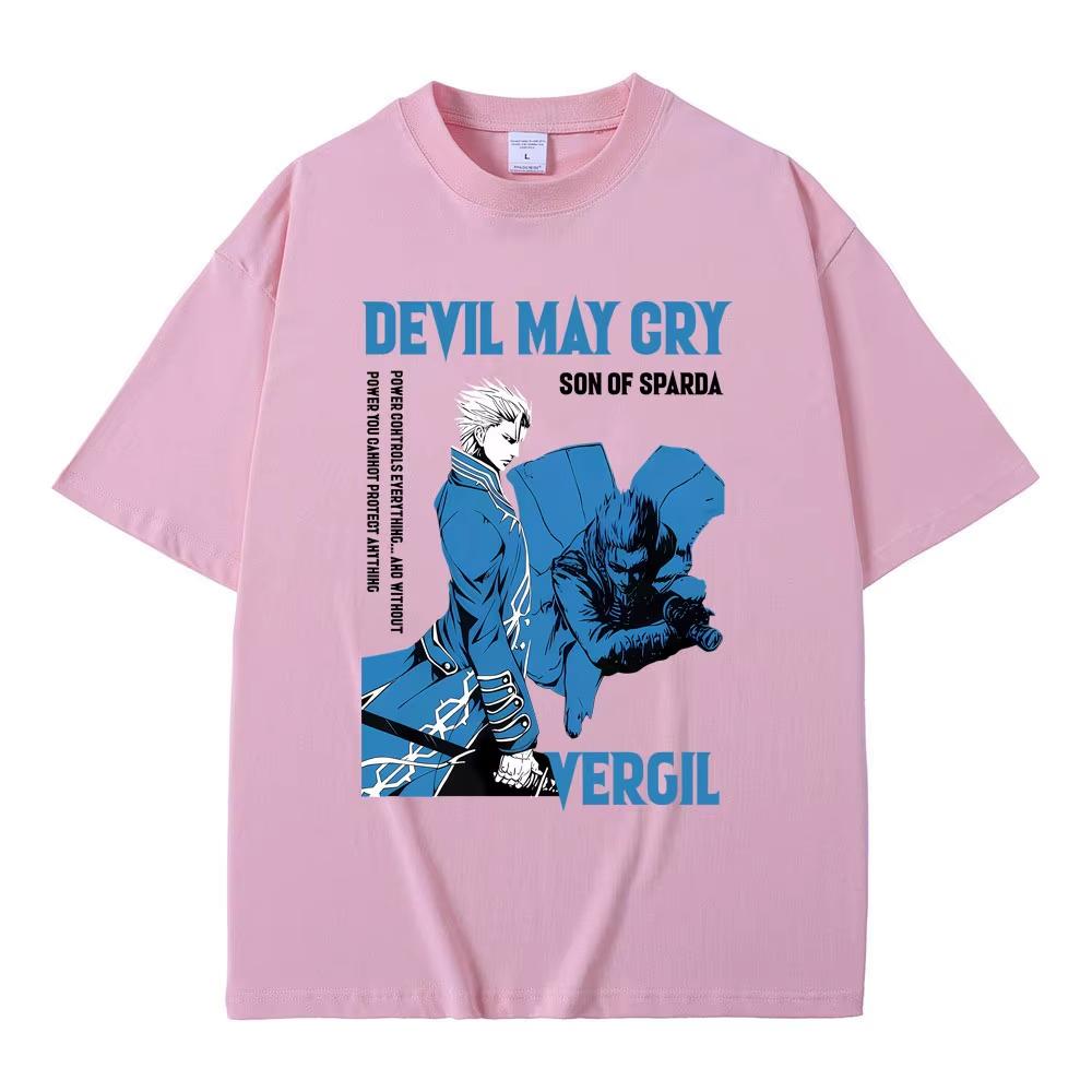 Game Enthusiast Vergil Tshirt Cool and Trendy Outfit Personalized Men Women Tshirt Fan Gift Highquality Daily Pure Cotton Top