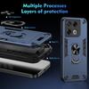 For Infinix GT 20 Pro 5G Case PC+TPU Ring Holder Kickstand Phone Cover