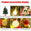 50cm Mini Christmas Tree Desktop Ornaments with Lights Christmas Tree Set Christ