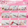 NEWACALOX 8 Packs Jewelry Pliers Set, Jewelry Making Tools with Needle Nose Pliers/Round Nose Pliers/Chain Nose Pliers for Craft