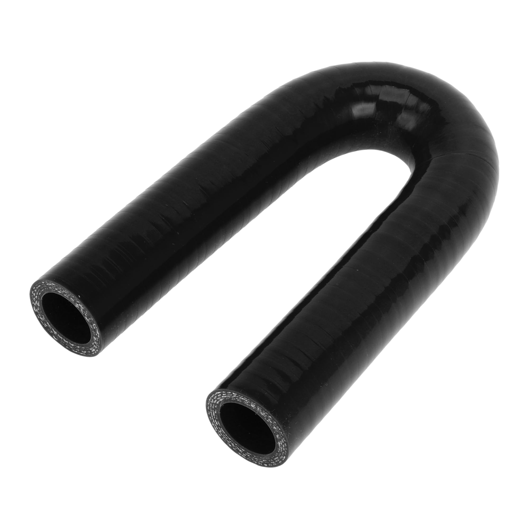 

X AUTOHAUX 1 piece Inner Diameter 22mm Length 150mm 180 Degree Black Car Silicone Inner diameter 22mm/0.87 чёрный