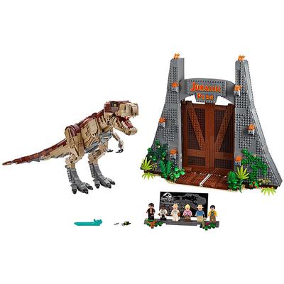 rex vs Dino-Mech Battle Lighting bricks Set SY1410 LED Light Up Kit For 75938 T