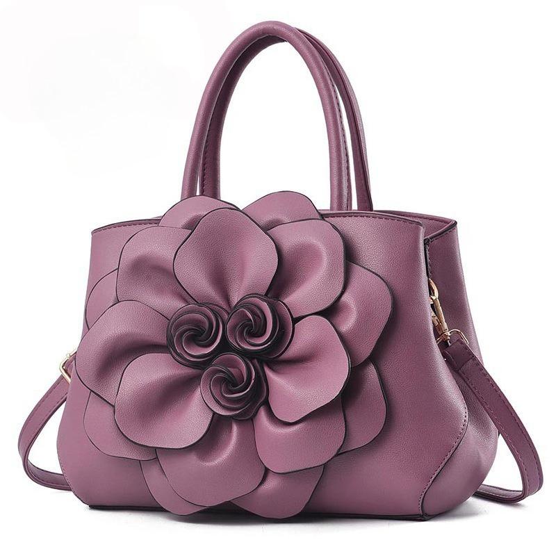 Luxury Brand Designer Women'S Handbag High-Quality Rose Large Capacity Shoulder Bag Classic Crossbody Bag Commuting Tote Bag