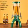 Commercial Three-Head Luminous Draft Beer Tower