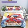3pcs Colorful Art Mickey Bedding Set - 1 Soft Quilt Cover + 2 Pillowcases, Machine Washable - Suitable for All Seasons, Perfect Gift for Family a