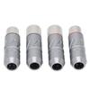 4Pcs 3 Pin XLR Adapter Pure Copper Plated 2 Male 2 Female XLR Converter Plug for Power Amplifier Microphone