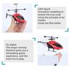 Rechargeable mini remote control drone RC safety fall-proof remote control helicopter drone children's toys
