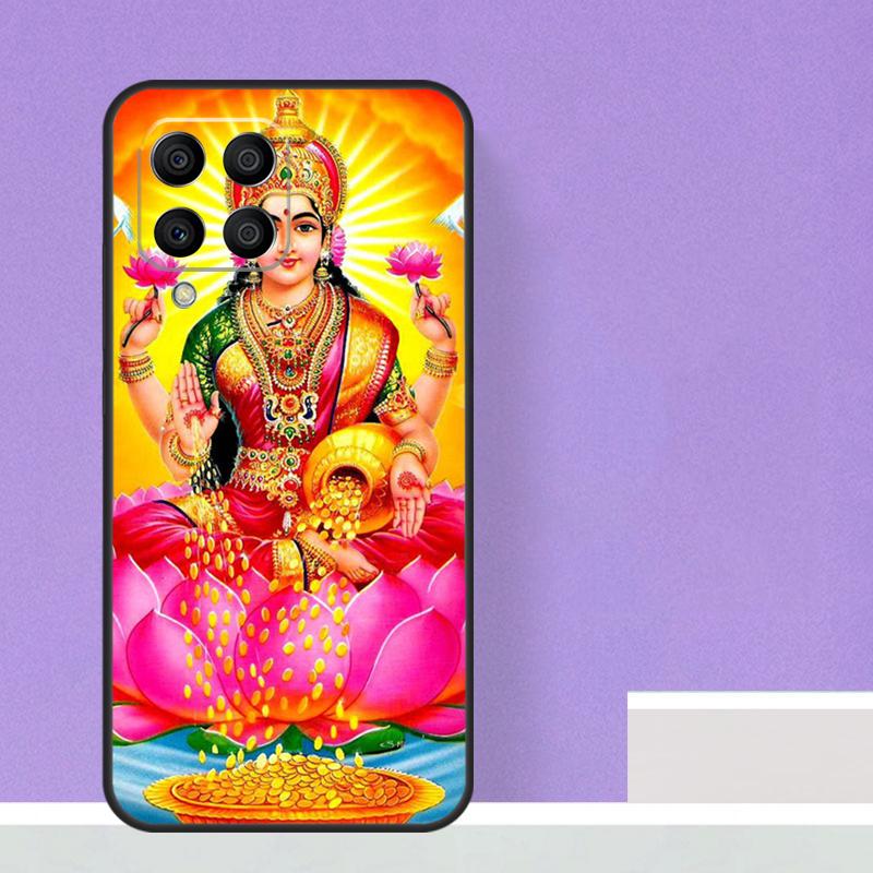 Lakshmi Hindu Goddess For Samsung Galaxy M12 M32 M52 M14 M34 M54 M21 M51 M31 M30s M20 M15 M55 M13 M33 M53 Case