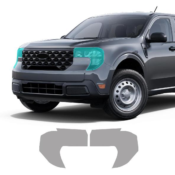 

for Ford Maverick 2025 PPF HD Clear Paint Protective Film Custom Fit Anti Scratch Self Healing Shield Guard Car Finishing Accessories for Headlight