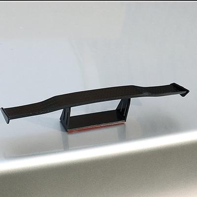 Universal Car Exterior Mini Spoiler Decal Sticker Adhesive Backing No Drill Installation ABS Plastic Lightweight Design