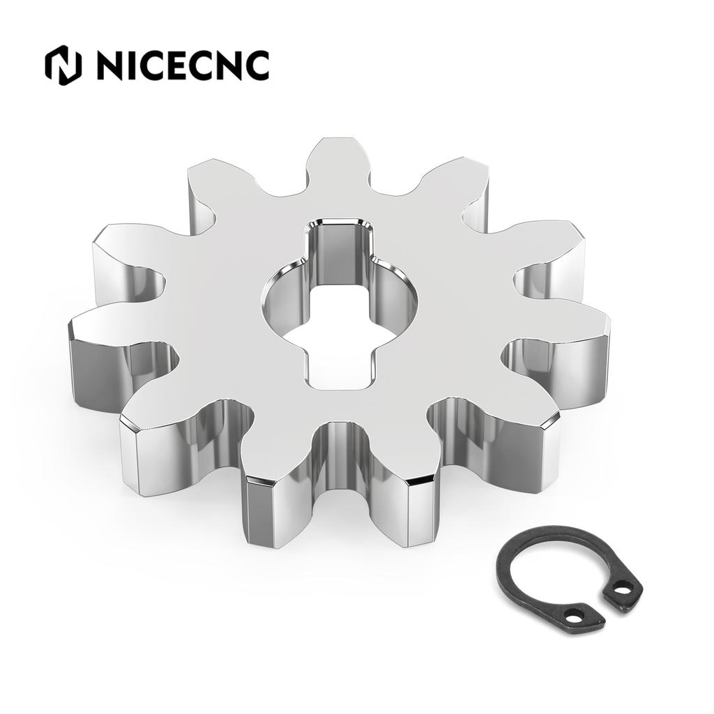 NICECNC Motorcycle Engine Oil Pump Gear Stainless Steel For Suzuki DRZ400 DRZ400S DRZ400E DRZ400SM DR-Z 400 E S SM 2000-2024