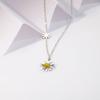 Simple Personality, Niche Small Daisy Flower Titanium Steel Necklace Jewelry, Daily Commuting Versatile And Does Not Fade