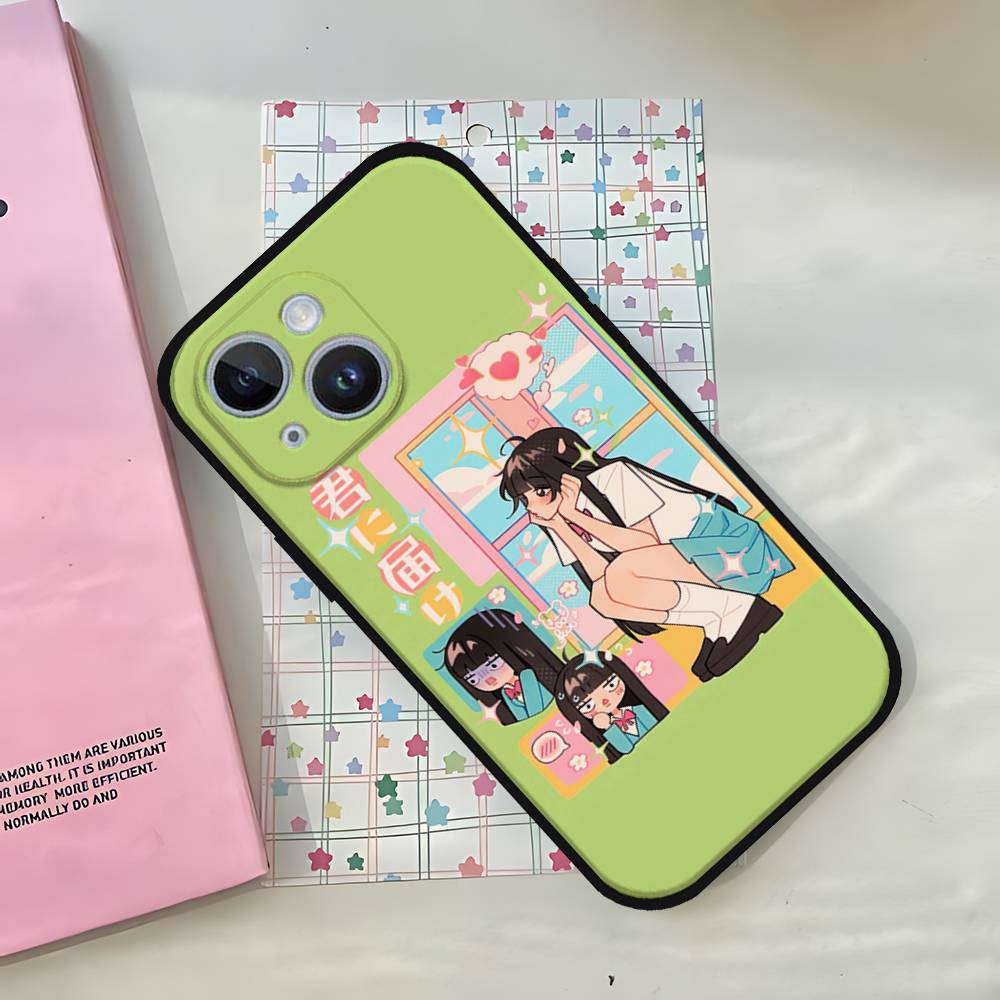 K-Kimi Ni T-Todoke Sawako Phone Case For IPhone 1716 15 14 13 Pro Max 11 12 Mini X Xs XR Black Silicone Cover