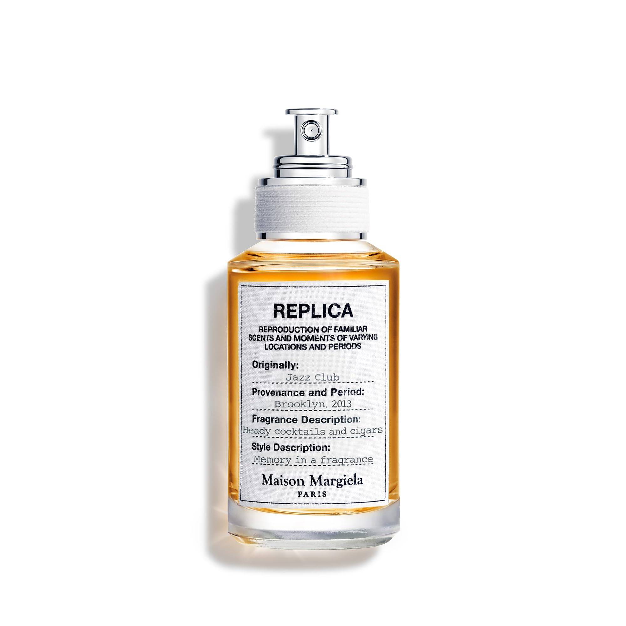 

Maison Margiela - REPLICA - Jazz Club Eau de Toilette - Warm & Spicy Scent - With Vanilla, Rum Accord, & Tobacco 1.0 Fl Oz
