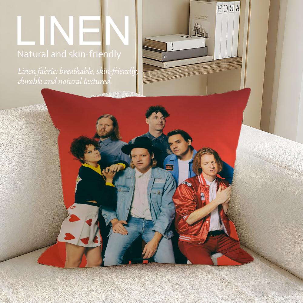

Music Arcade Fire Cushion Cover Pillowcase Set Pcs x x Breathable Washable Sofa Cushion Cover 30X30cm