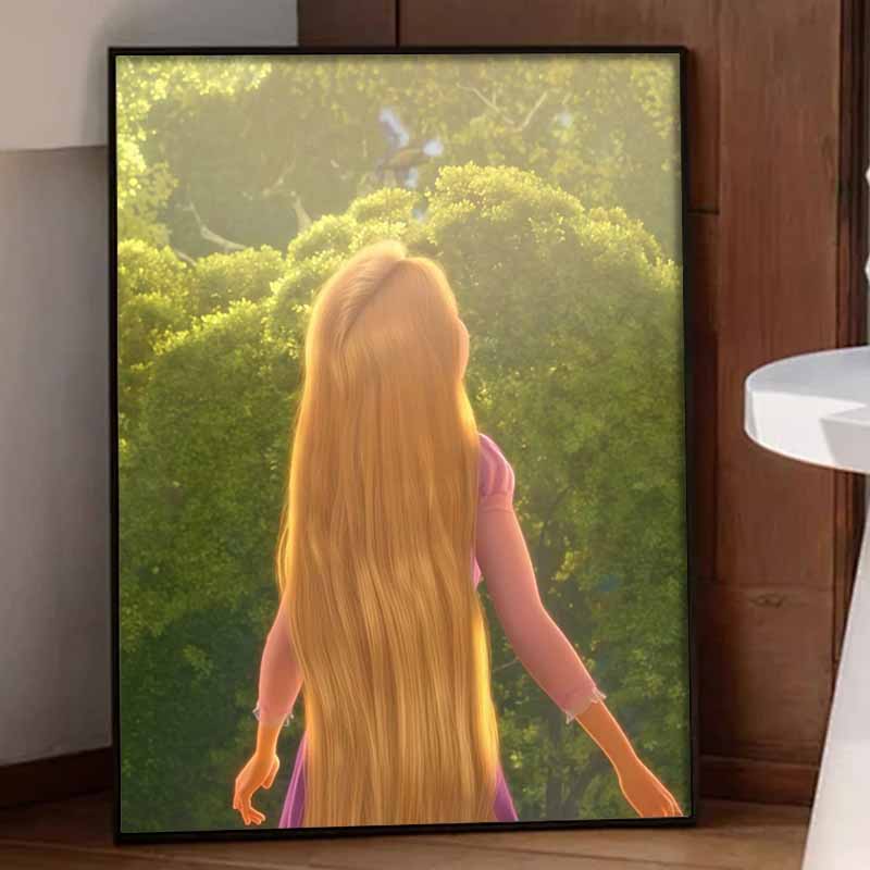 Disney Diamond Art Painting Rapunzel Home Wall Decor Crafts Adult/Beginner Gift Ideas Creative Home Decor