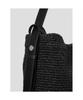 Beanpole Accessory Raffia Shoulder Bag Black