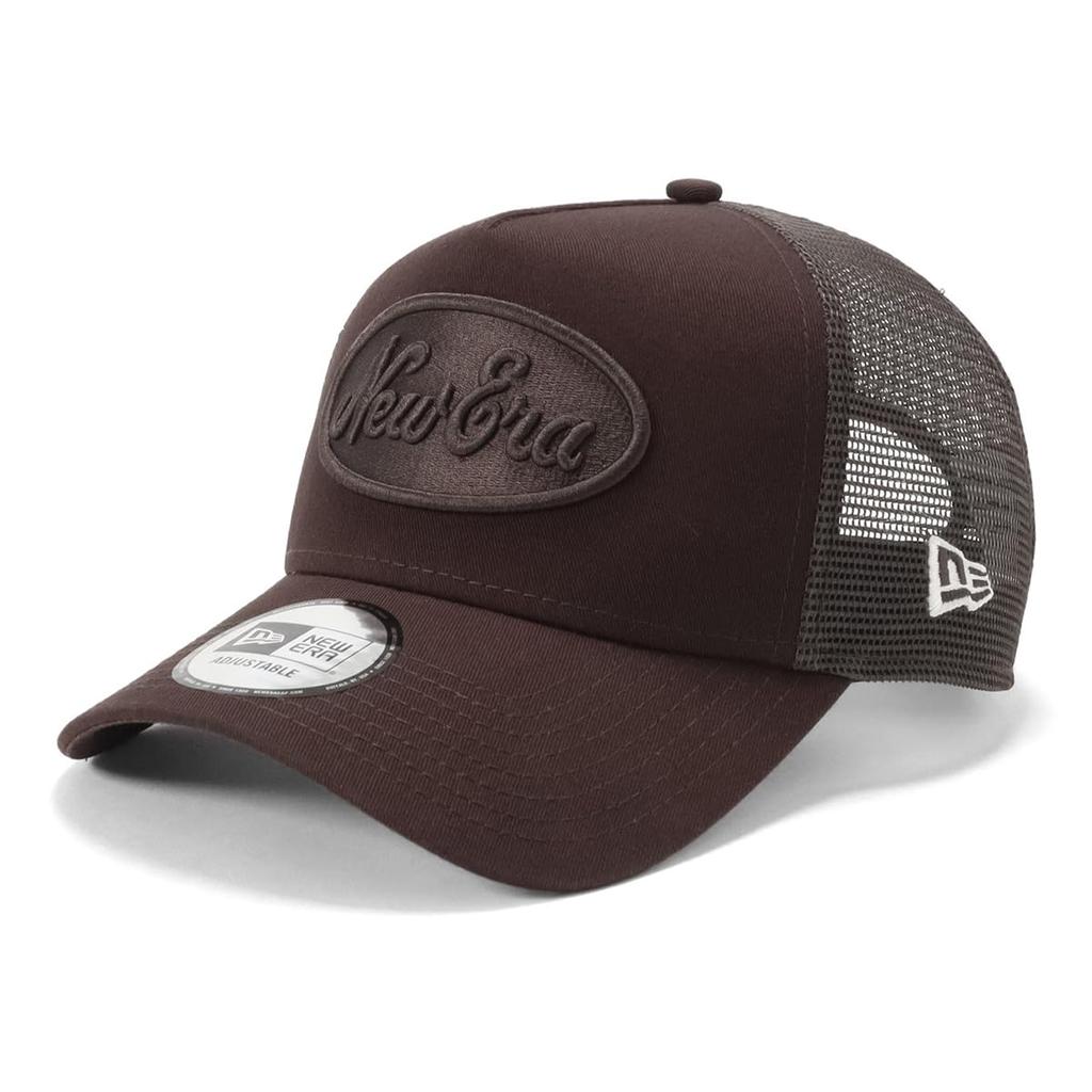 [New Era] New Era Mesh Cap 9FORTY A-Frame Trucker 14721094 N839AF173 Burntwood Brown FREE Tonal Color ONSPOTZ Exclusive Men's Women's Hat 9FORTY