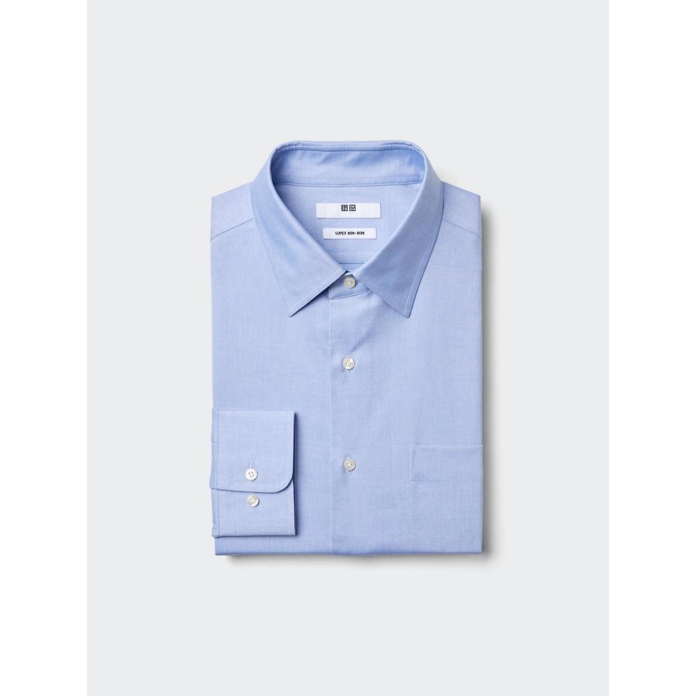 Uniqlo Super Non Iron Shirt  Long Sleeve  Regular Collar 