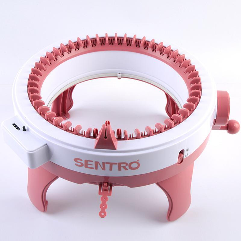 Dětská DIY ruční pletací hračka Vlněný stroj 48 jehel Kulatý válec Řemeslná sada Pro děti Pletací zábava a kreativita Skvělý dárek pro začátečníky