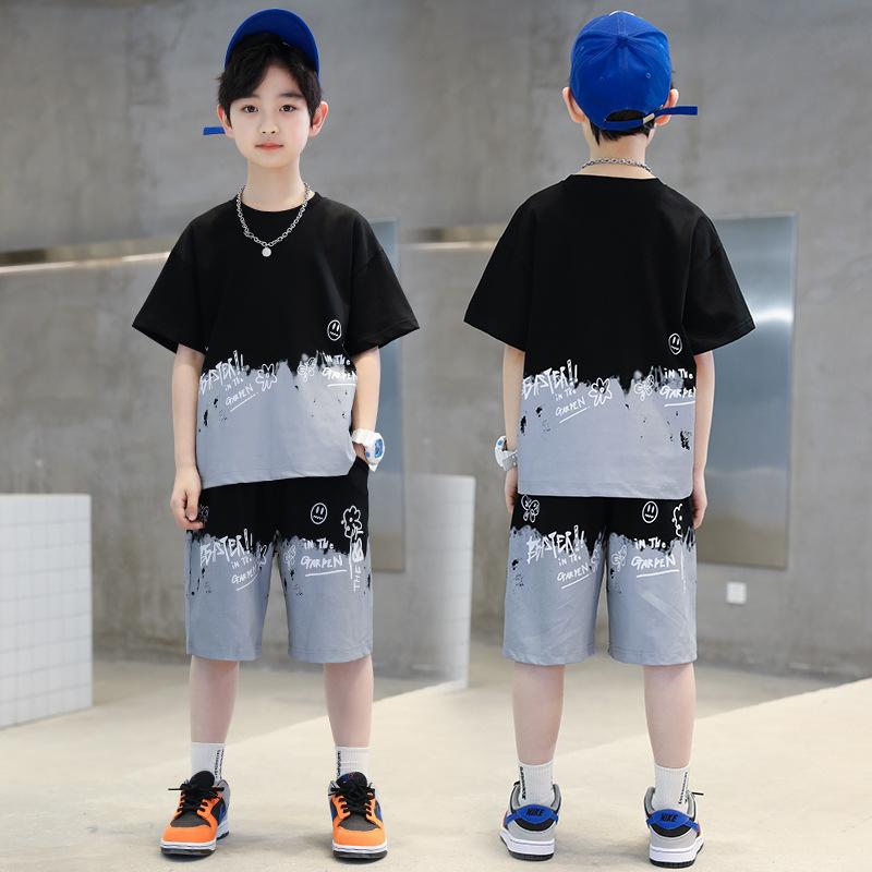 Boys clothing set, children s printed fashion sports set 150