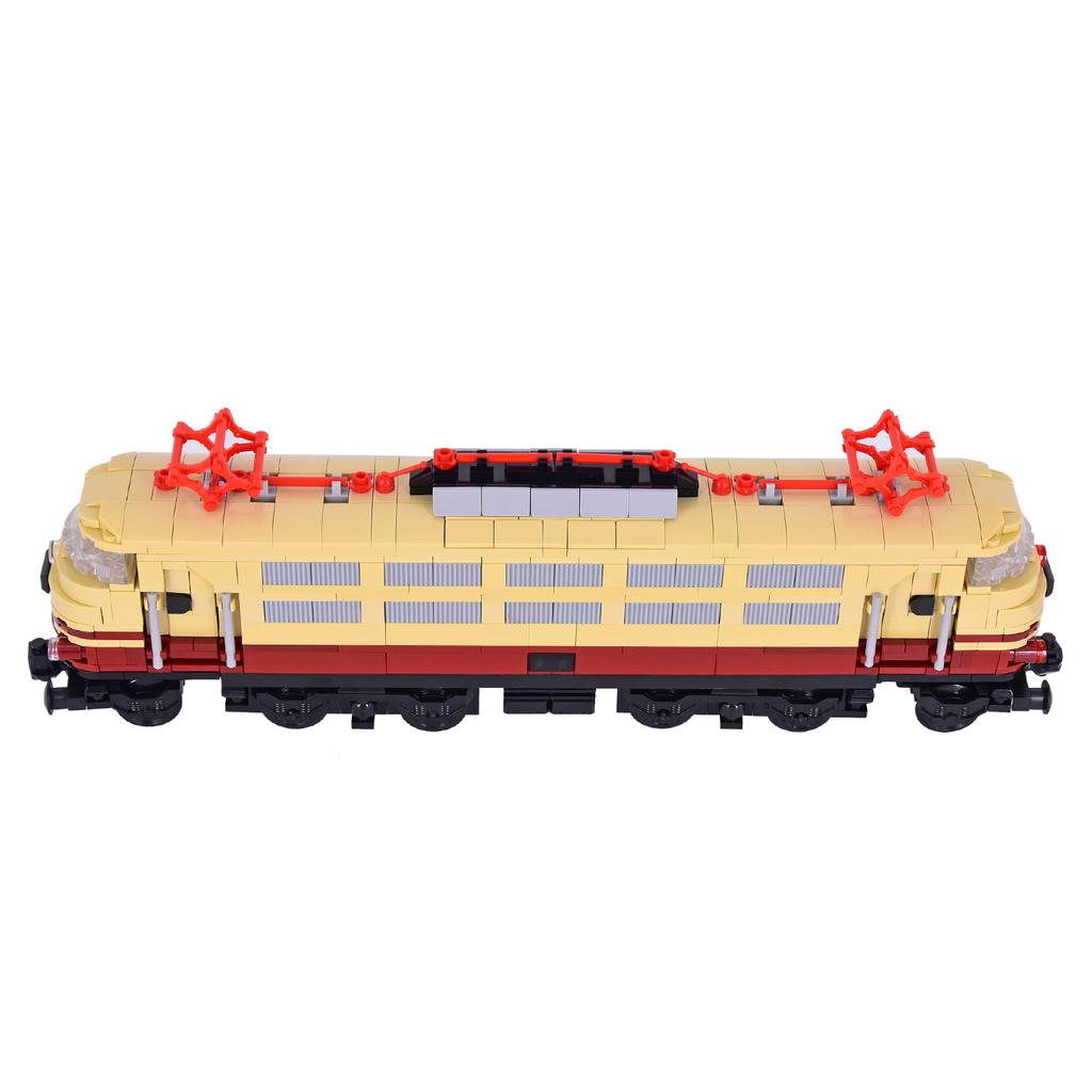 MOC City Creative Idea Train Rheingold BR 103 Building Classic Auto Blocks Bricks Assembled DIY Toys