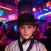 Adult Korean Traditional Performance Hat Quick-Fold Flat Top Hat with Wide Brim UV Protection Cosplay Black Hat