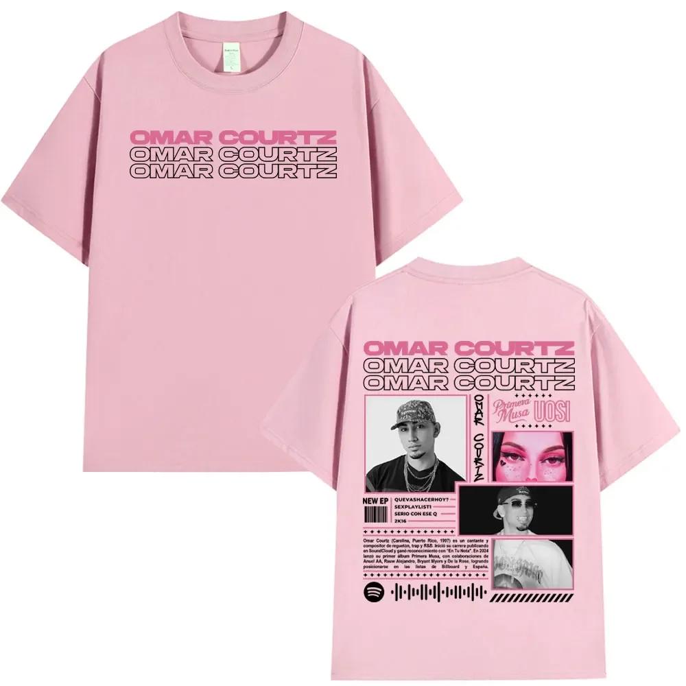 Rapper Omar Courtz Primera Musa Album Tour Merch T Shirt Unisexs Wounisex Hip Hop Fashion Tshirt Casual Cotton Aesthetics Tshirts B