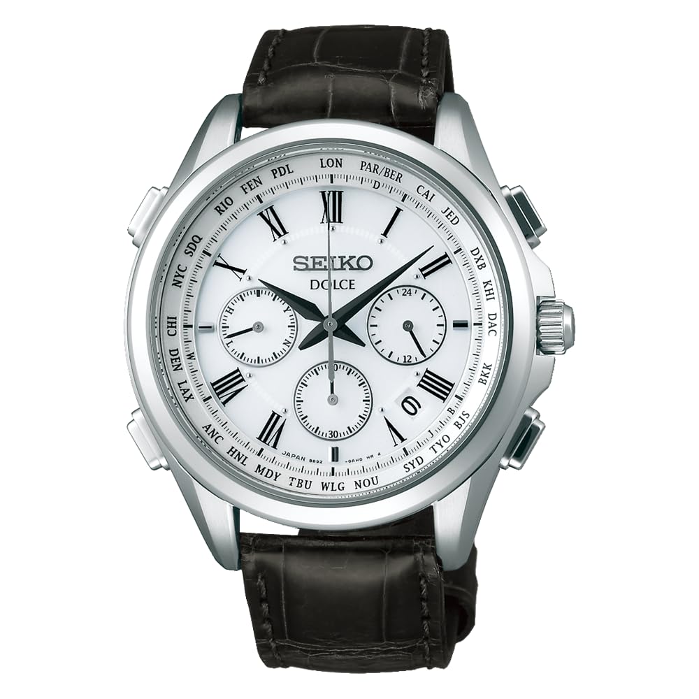 

DOLCE Watch DOLCE Solar Radio Chronograph World Time Function SADA039 [Dolce] Men s білий