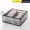 Japanese Style Underwear Organizer With Divided Compartments For Drawer Storage And Closet Use