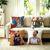 Basketball Superstar Stephen Curry Pillow Case Square DoubleSided Sofa Cushion Cover Bedroom Bedside Pillow
