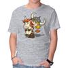 Unisex Crew Neck T-Shirt Unicorns And Dungeons Graphic Short Sleeve Casual Tee