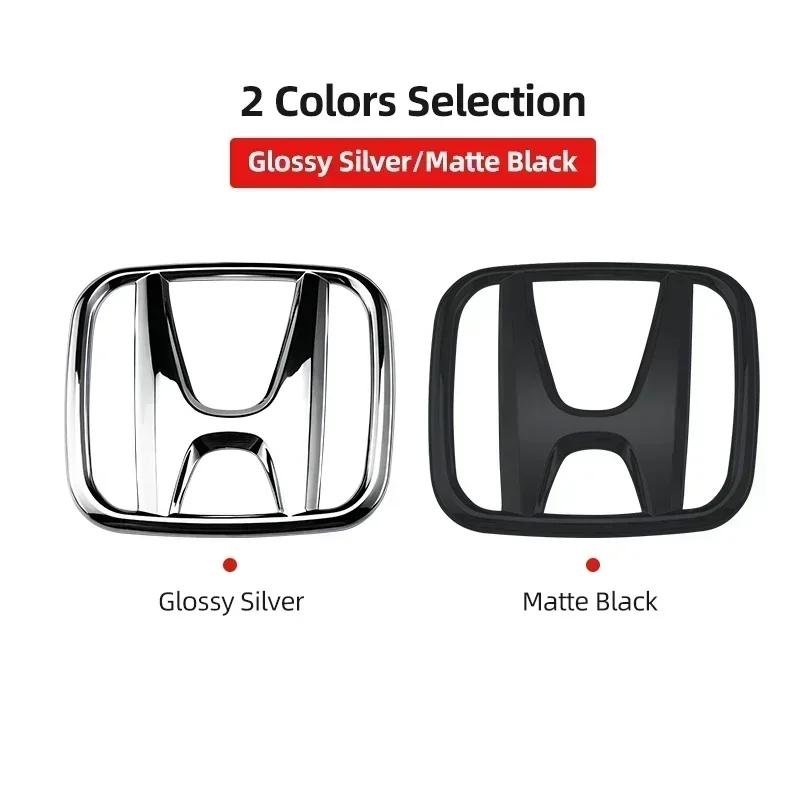 1pcs ABS Car Front Trunk Rear Badge Sticker For Honda Civic Fit Jazz Accord CRV HRV City Odyssey Passport Pilot Vezel Insight KU9