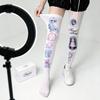 Girl Doll Pattern Velvet Tights Hosiery With Shaping Function For Streetwear Fashion