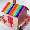 Colorful Popsicle Sticks For Crafts Large Color Craft Sticks 100 Sticks