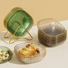 Light Luxury High Transparency Melamine Fruit Plate