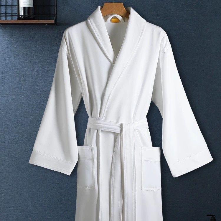 Luksusowy Szybkoschnący Szlafrok Unisex: Długie, Wodochłonne i Odprowadzające Pot na Wiosnę/Jesień