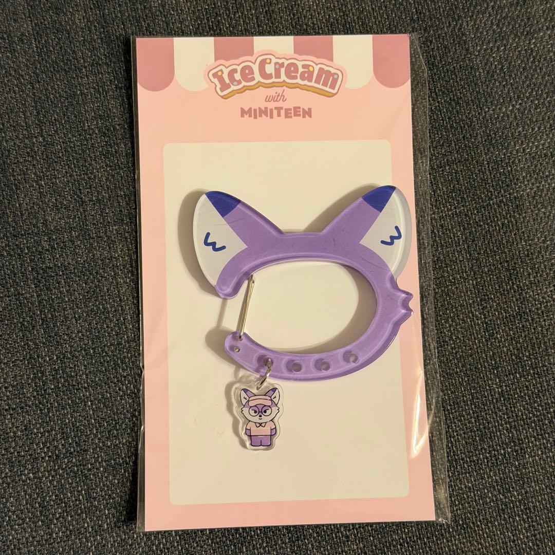 [USED] MINITEEN Wonwoo Carabiner FOXDUNGEE Keyring SEVENTEEN