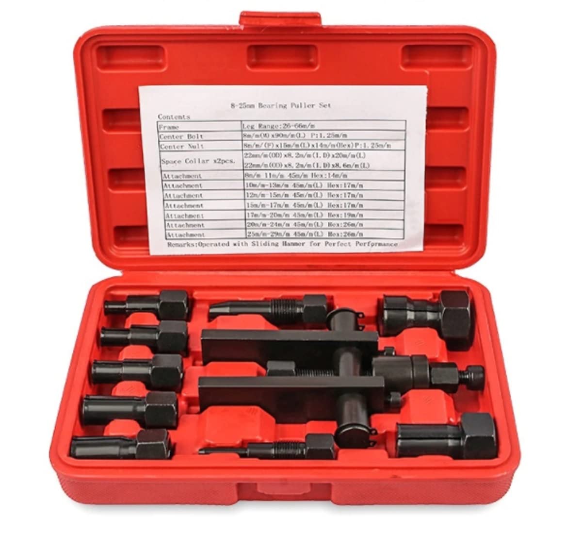 

Набор съемников пилотных подшипников, 8-25 мм, 10 предметов, инструмент для подшипников для автомобилей и мотоциклов, идеально подходит для замены подшипников
